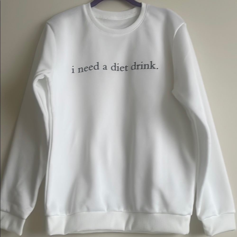 NEW!!!SHEIN White Polyester Top